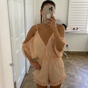 Lovers and Friends Peach Romper